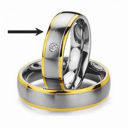 Ocelov prsten - snubn - pro eny RC2044-Z